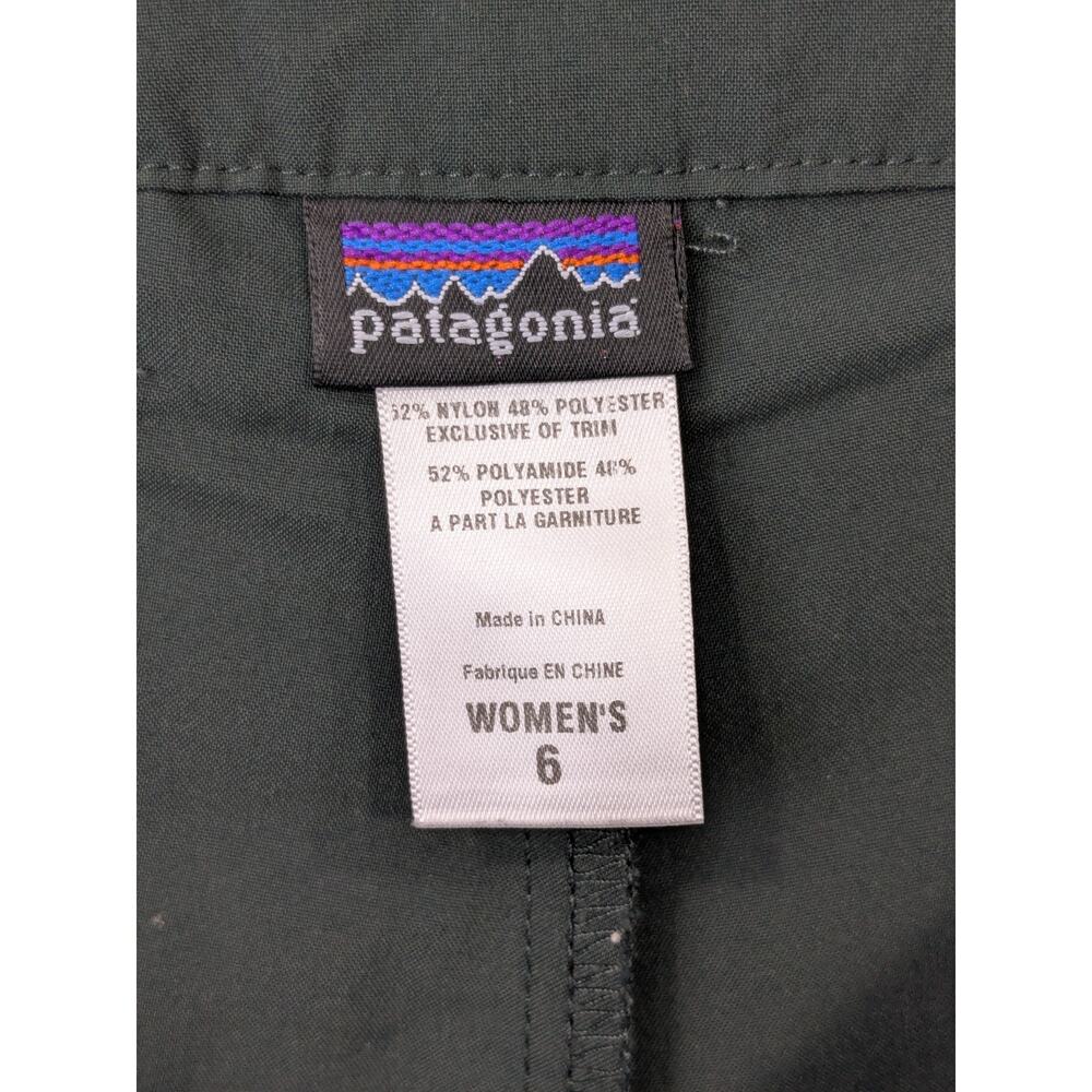 Patagonia Inter-Continental Hideaway Hiking Skort Skirt Womens 6 Charcoal - Picture 12 of 15
